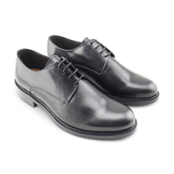 Scarpe Derby nere in pelle