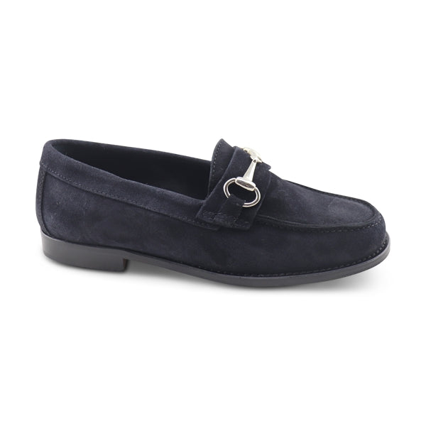 Mocassini marty camoscio blu
