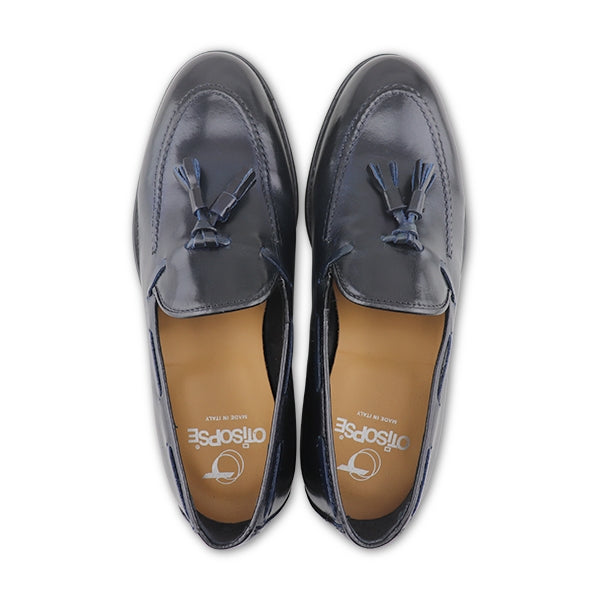 Mocassini tassel saima blu