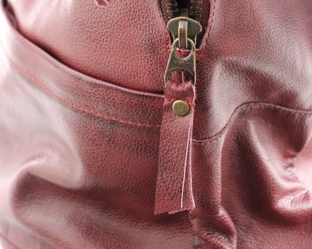 Zaino in vera pelle
