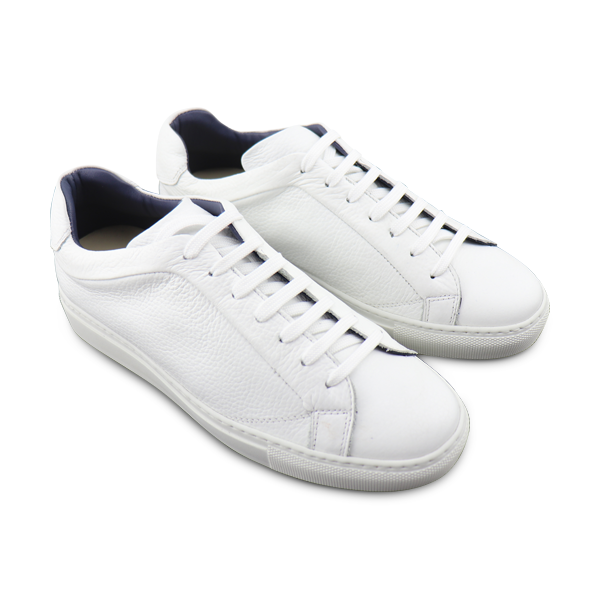 Sneakers bianche in pelle