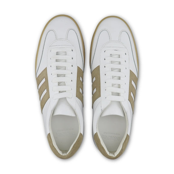 Sneakers bianca in pelle