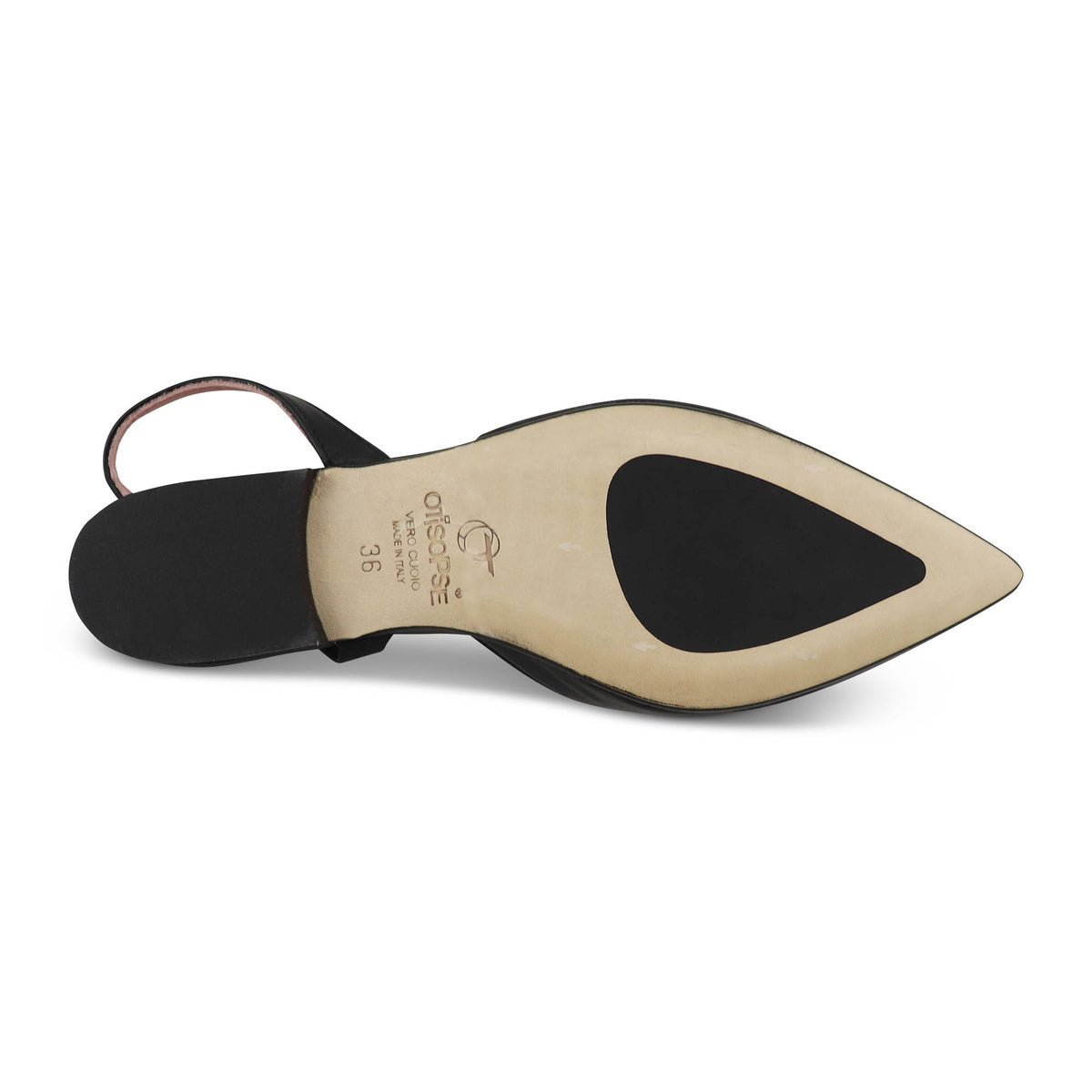 Flat shoes in pelle nera