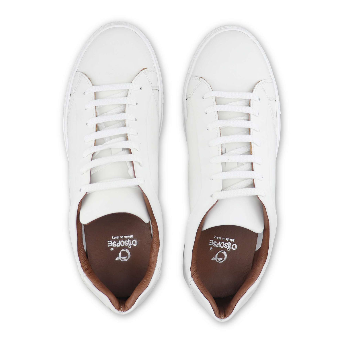 Sneakers in pelle bianco
