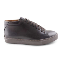Sneakers in pelle testa di moro