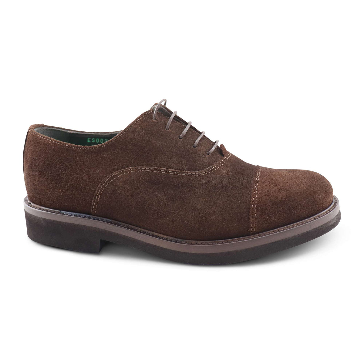 Francesina in camoscio sigaro