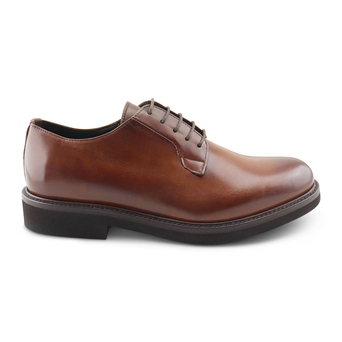 Derby in pelle cuoio