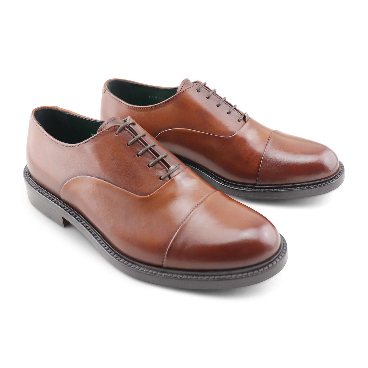 Francesina in pelle tan