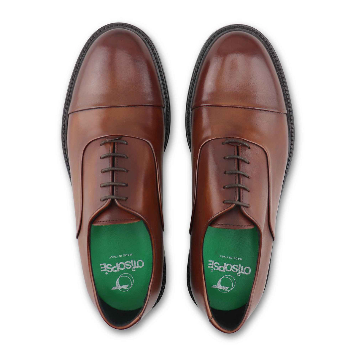 Francesina in pelle tan