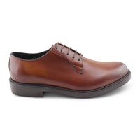 Derby in pelle tan