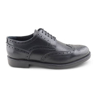 Derby in pelle nera