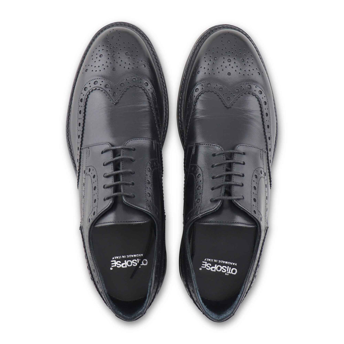 Derby in pelle nera