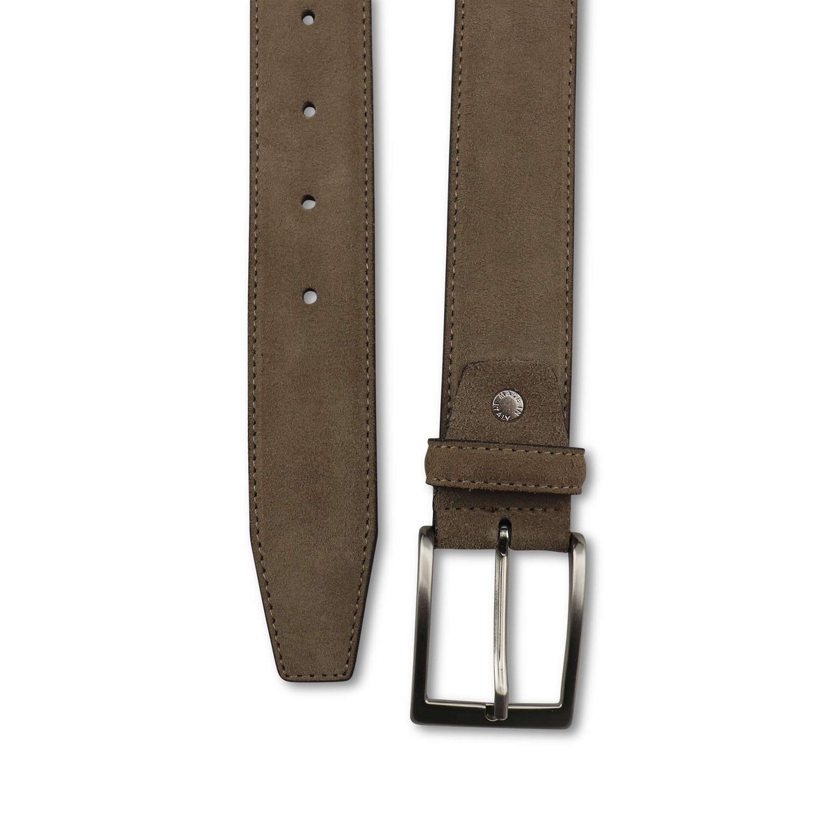 Cintura in camoscio taupe