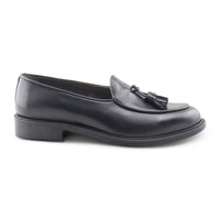 Tassel in pelle nera