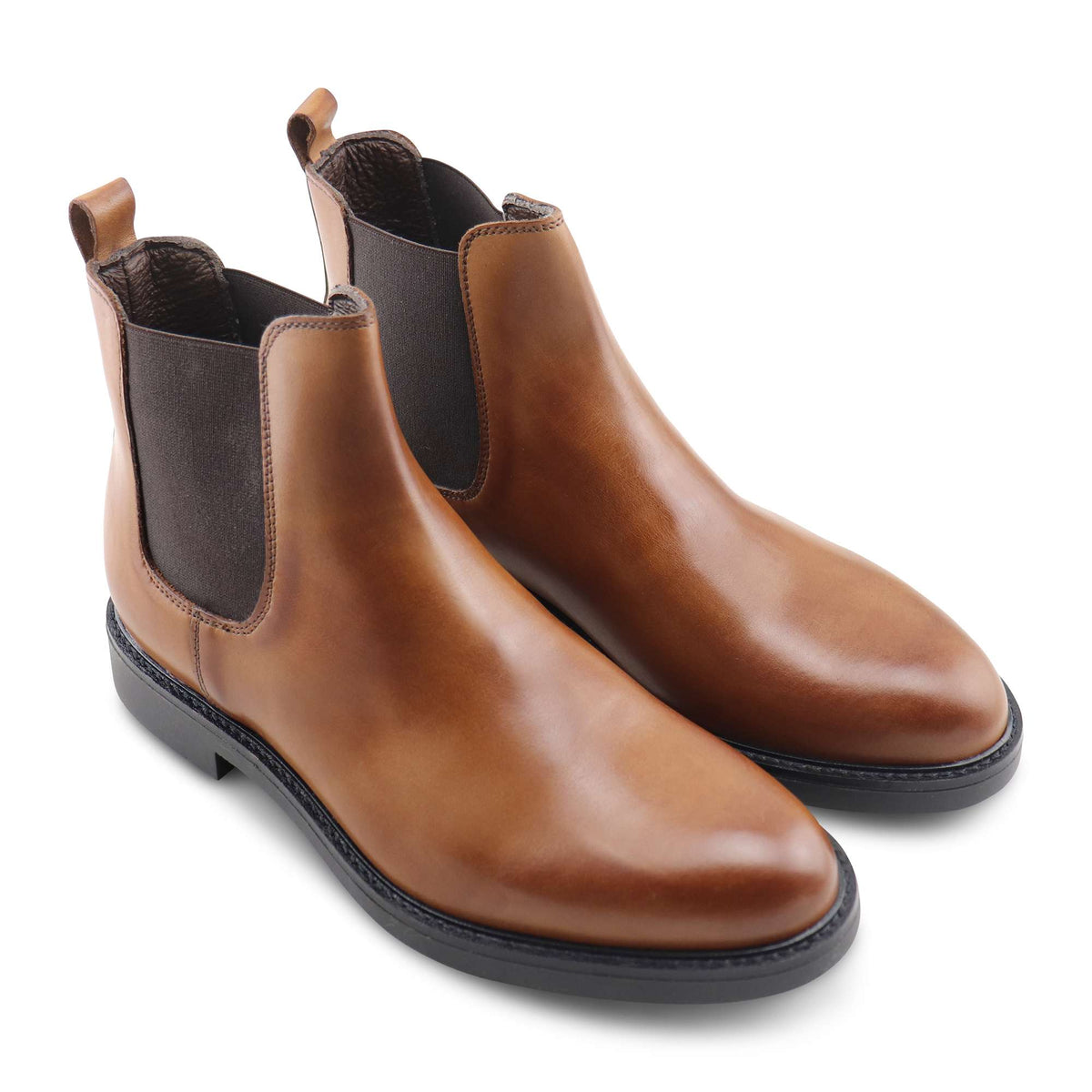 Chelsea in pelle cuoio