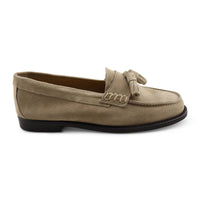 Mocassini camoscio taupe