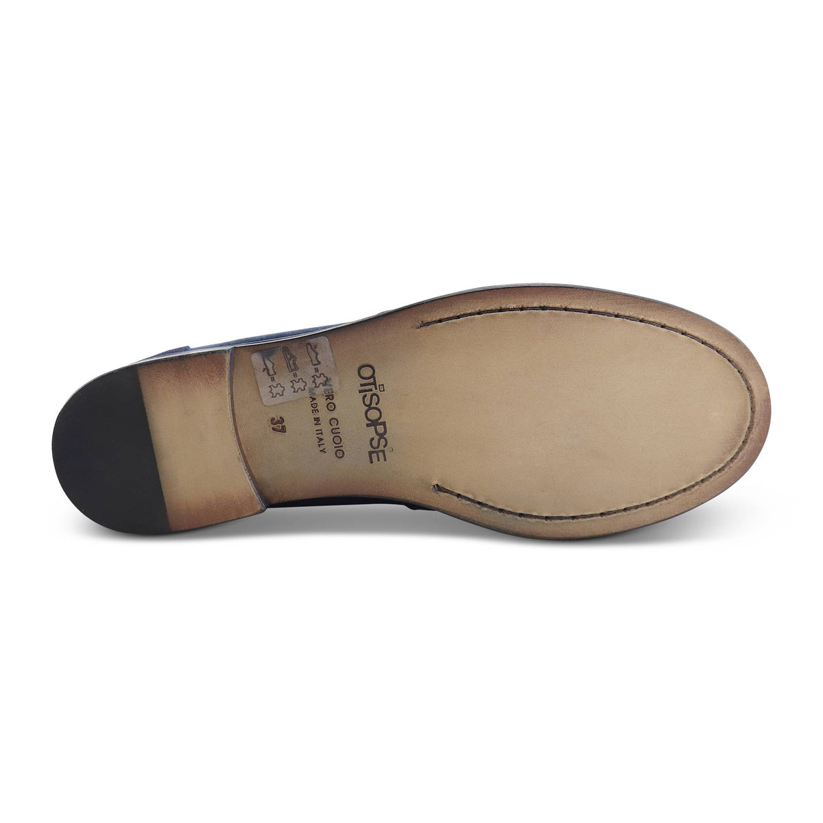 Mocassini debora camoscio blu