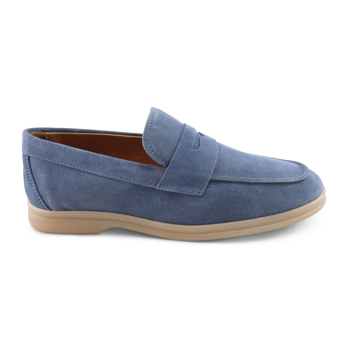 Mocassini camoscio jeans