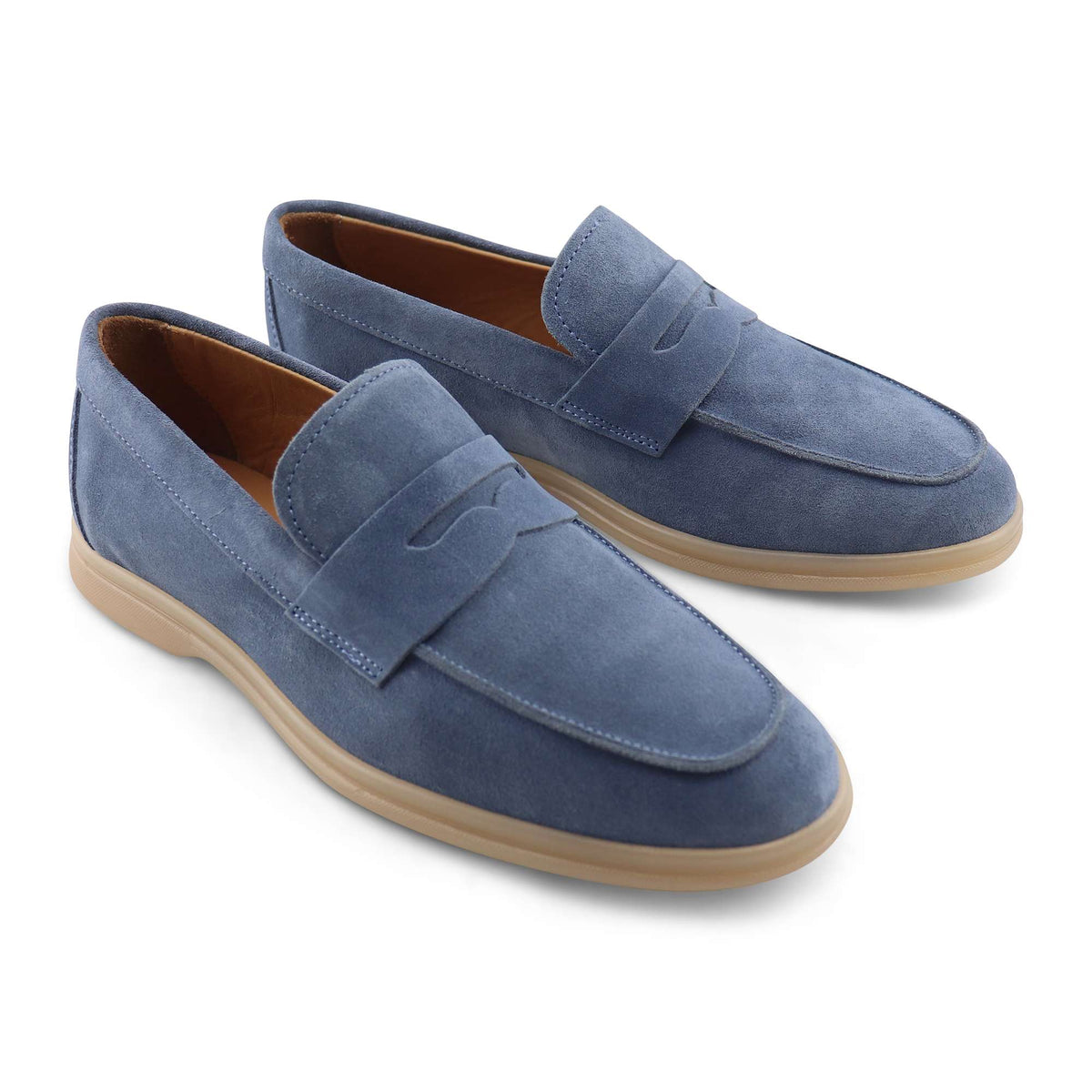 Mocassini camoscio jeans