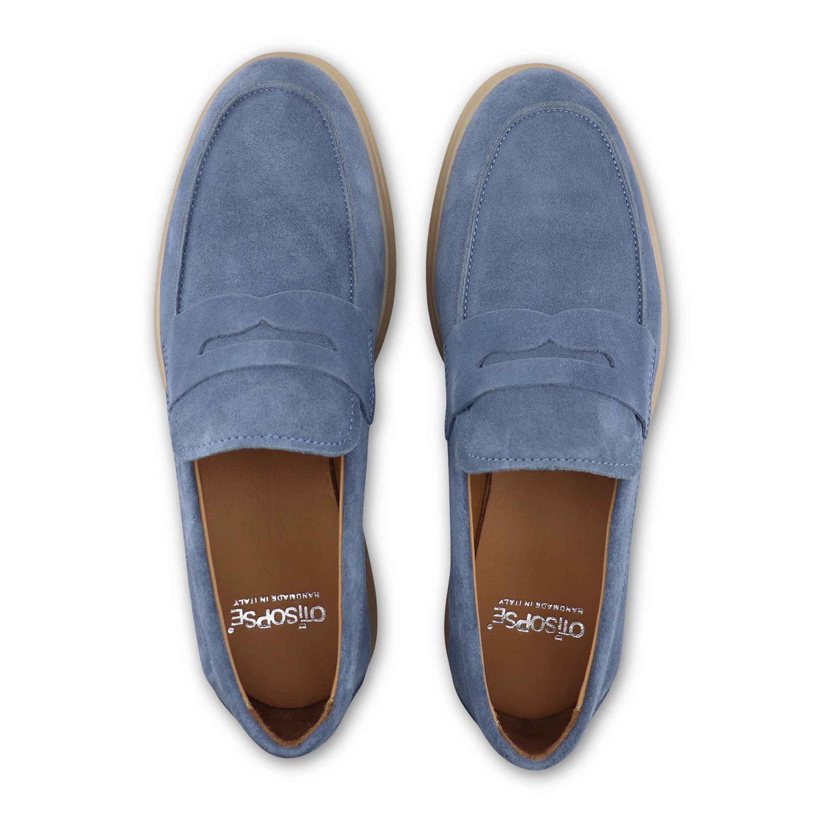 Mocassini camoscio jeans