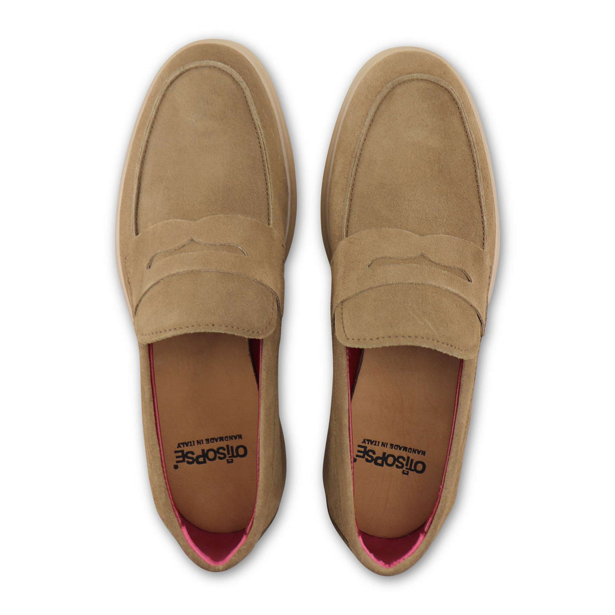 Mocassini camoscio mud