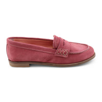 Mocassini ave camoscio rosa