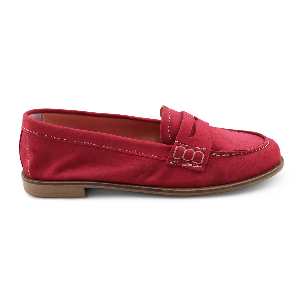 Mocassini ave camoscio fucsia