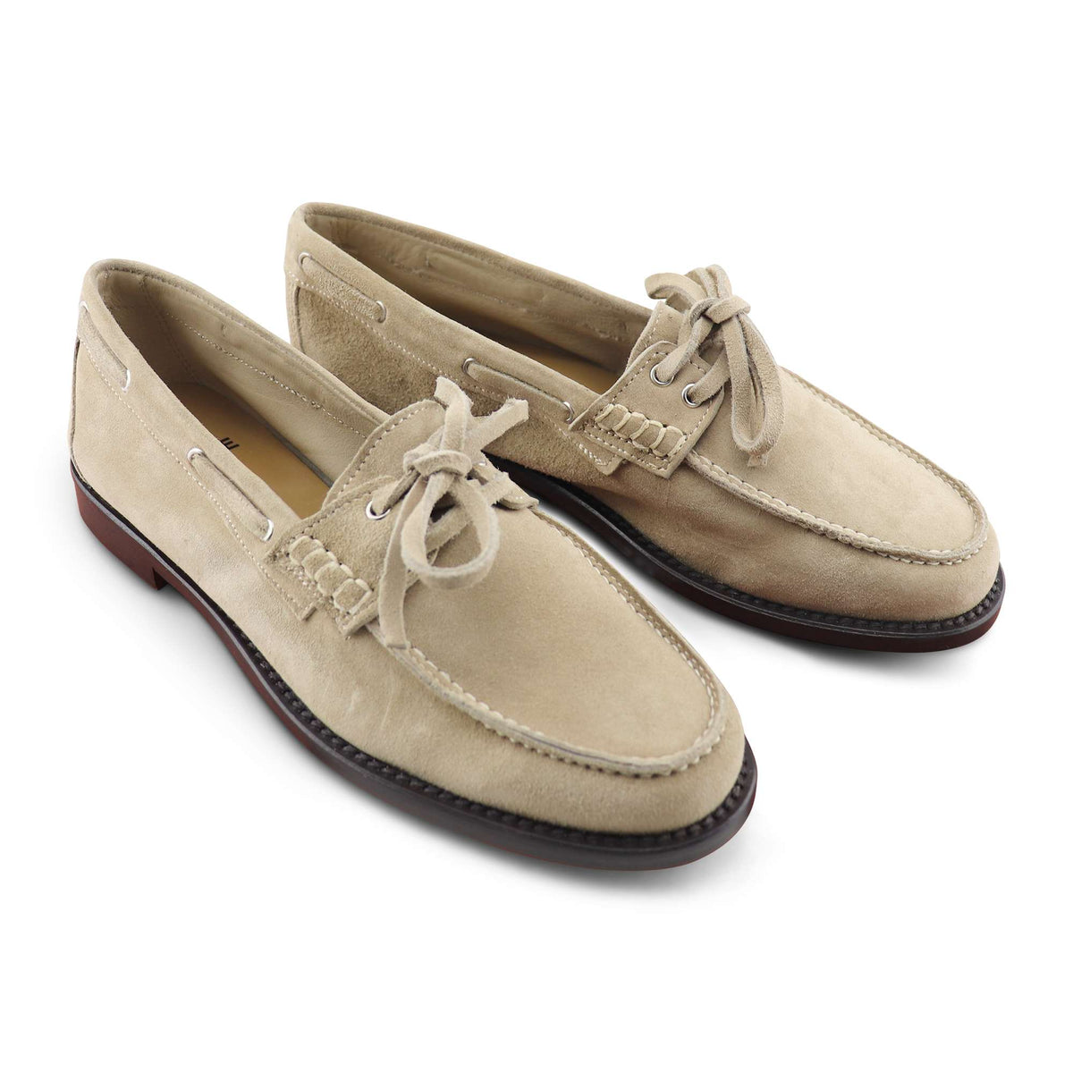 Mocassini fausta camoscio taupe
