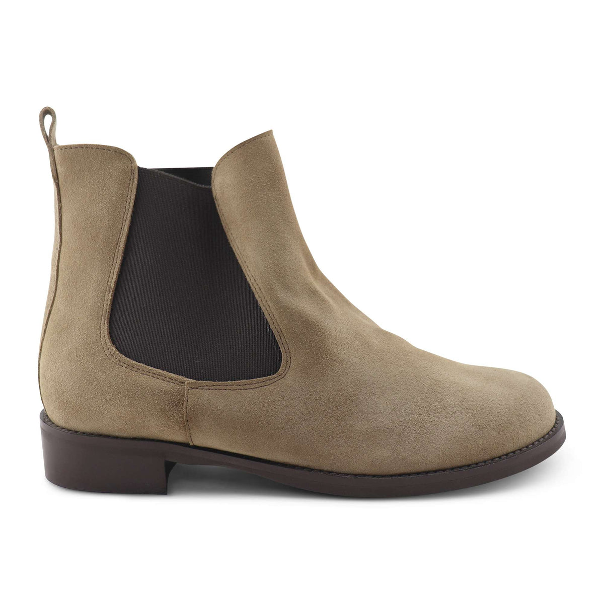 Chelsea in camoscio taupe