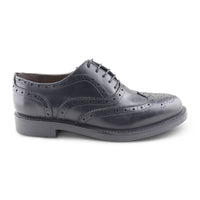 Oxford in pelle nera