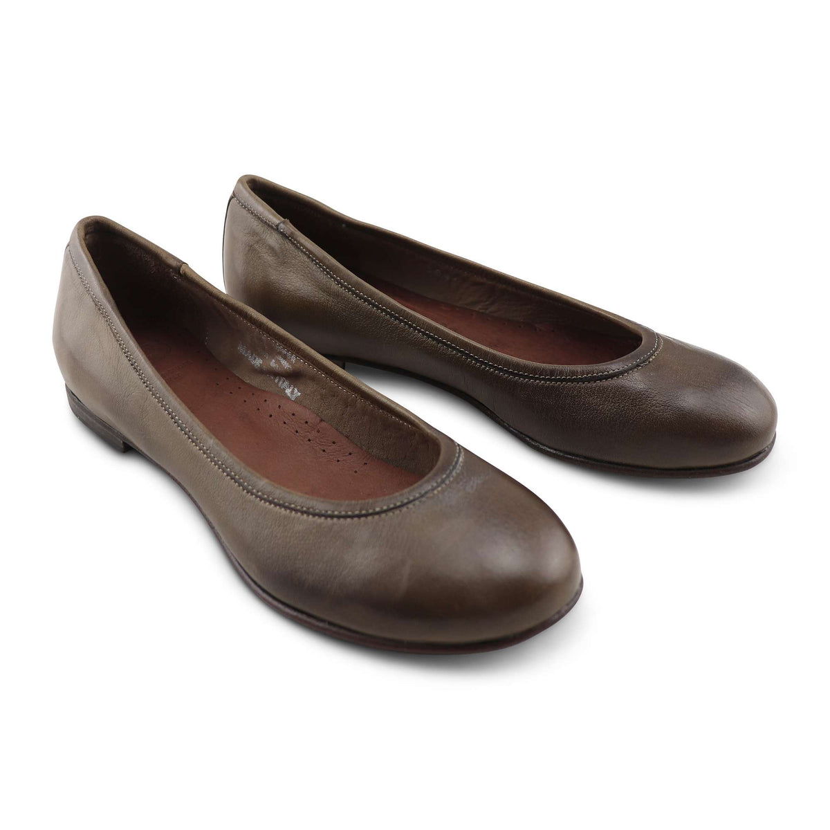 Ballerine in pelle moro