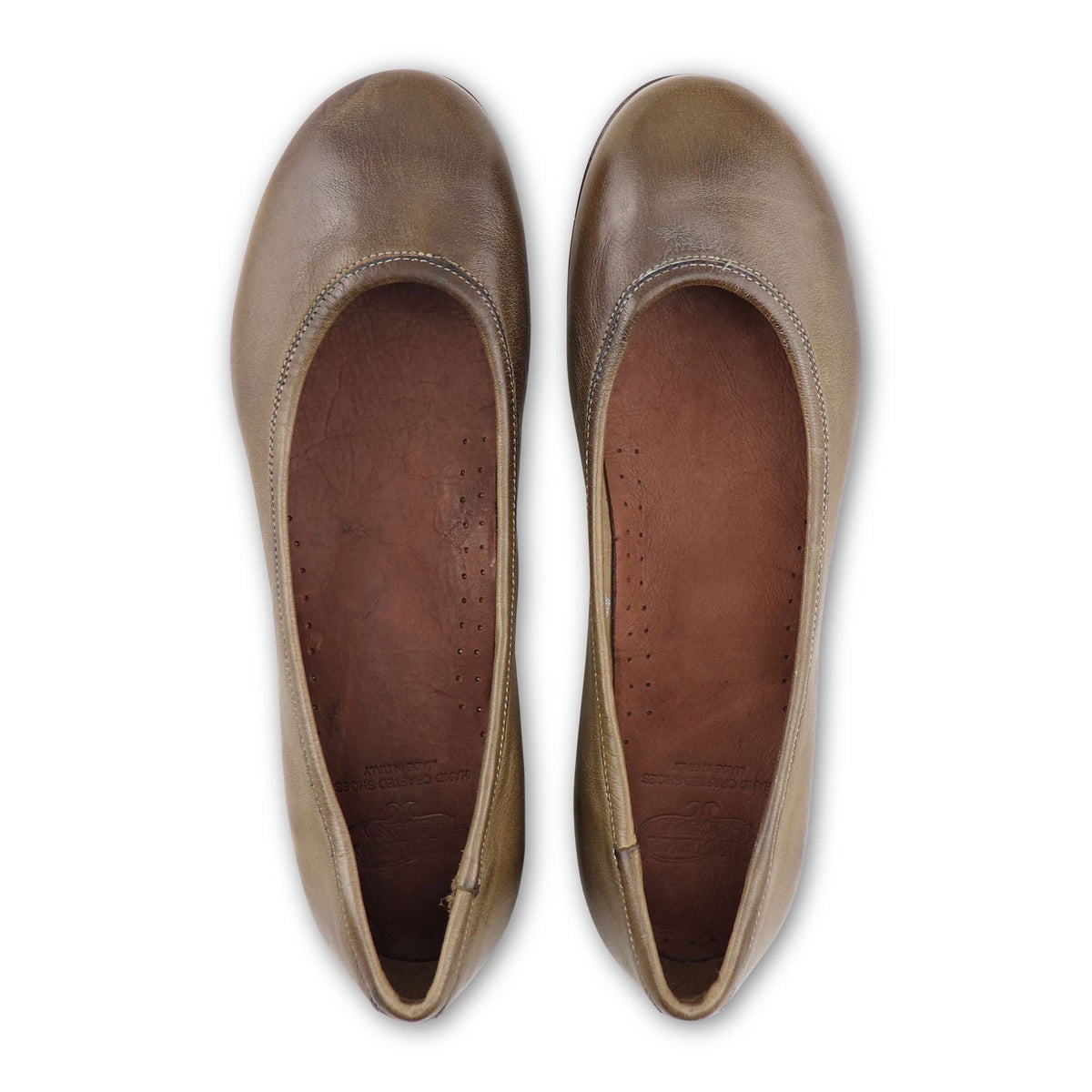 Ballerine in pelle moro