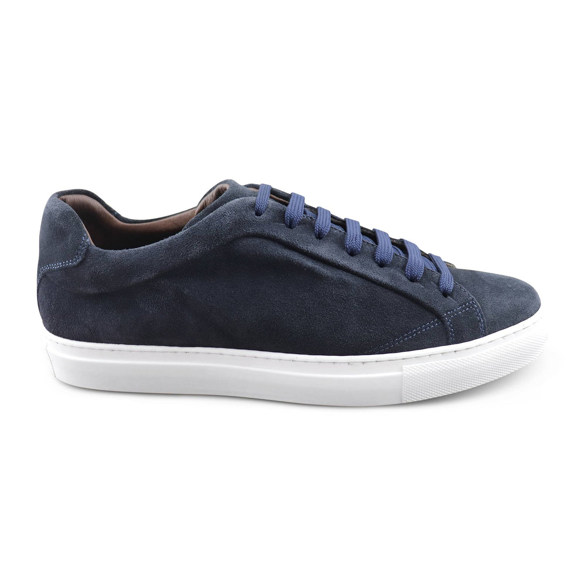 Sneakers in camoscio blu