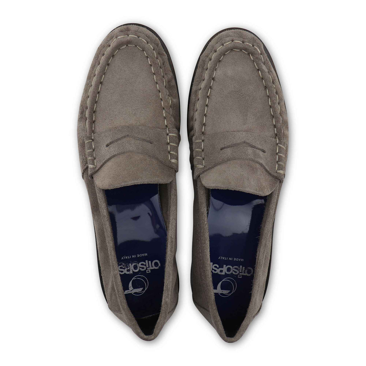 Mocassini camoscio taupe
