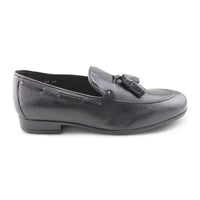 Mocassini tassel in pelle soft testa di moro