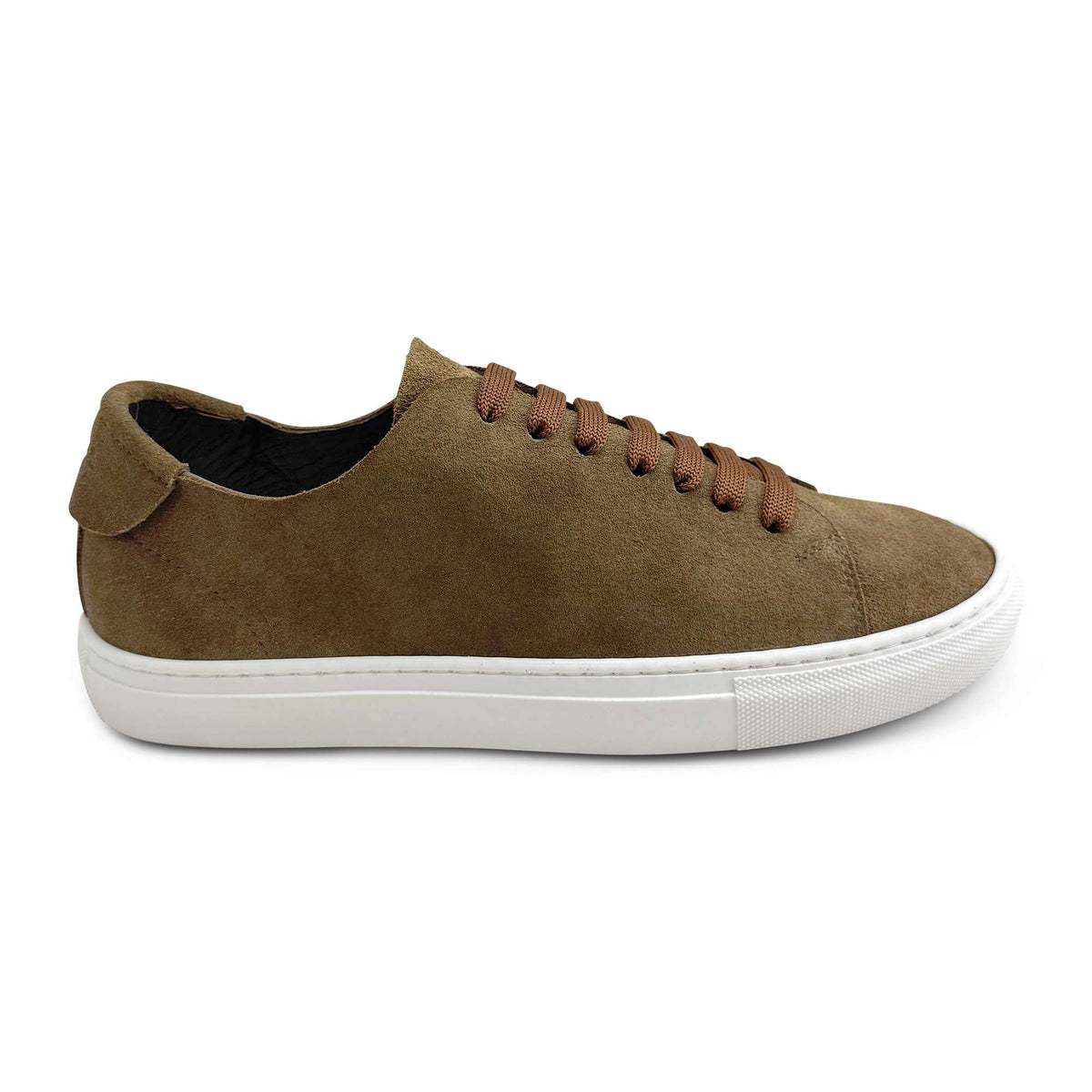 Sneakers in camoscio taupe