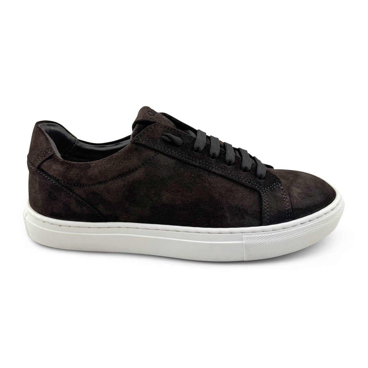 Sneakers in camoscio testa di moro