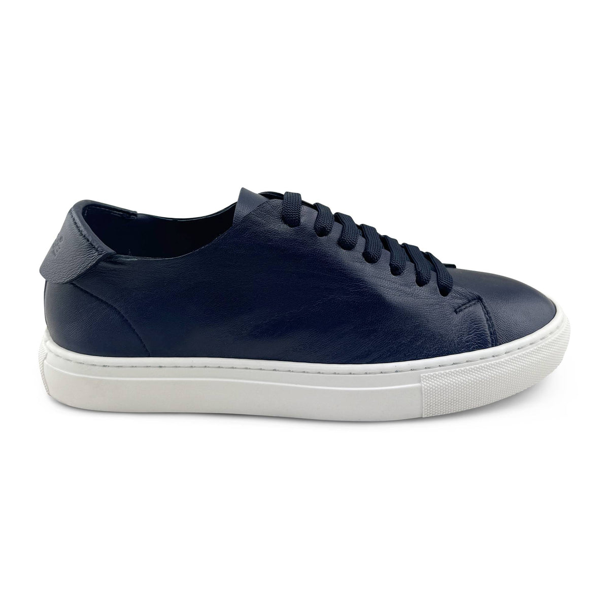 Sneakers in pelle blu