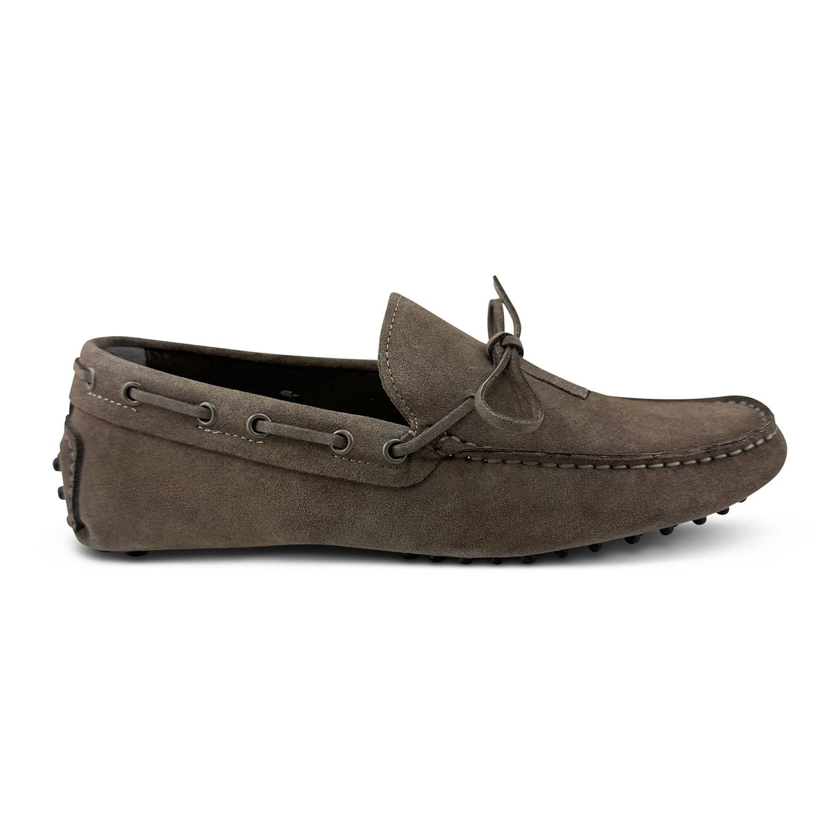 Mocassini driver camoscio taupe