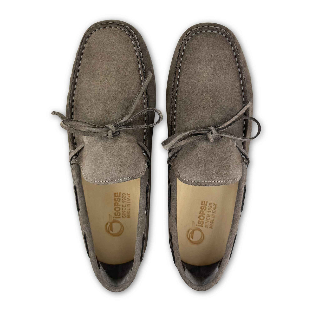Mocassini driver camoscio taupe