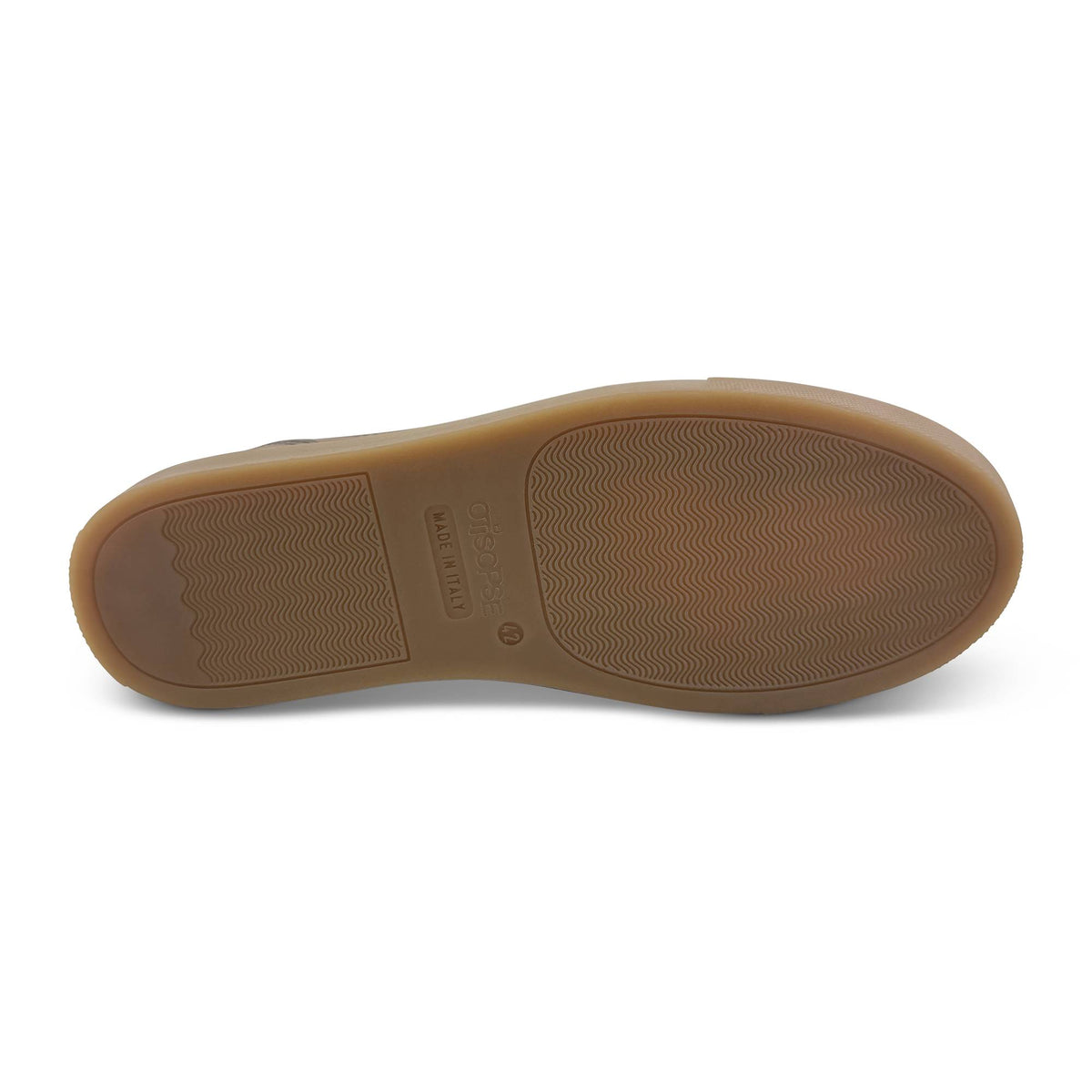 Sneakers in pelle cuoio
