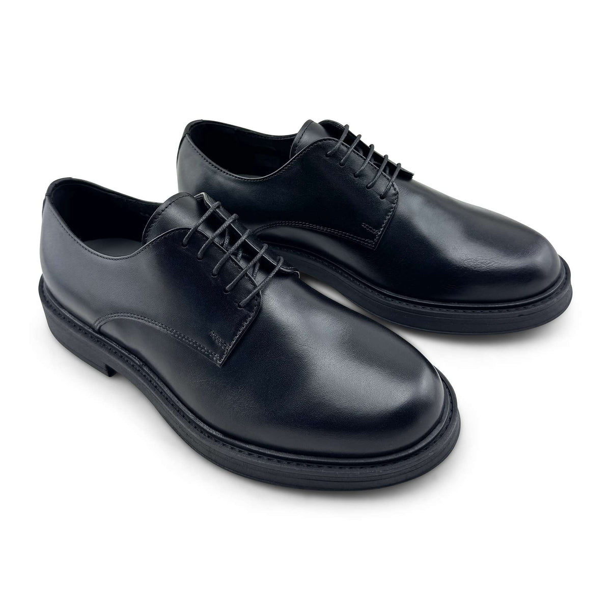Derby  in pelle nera