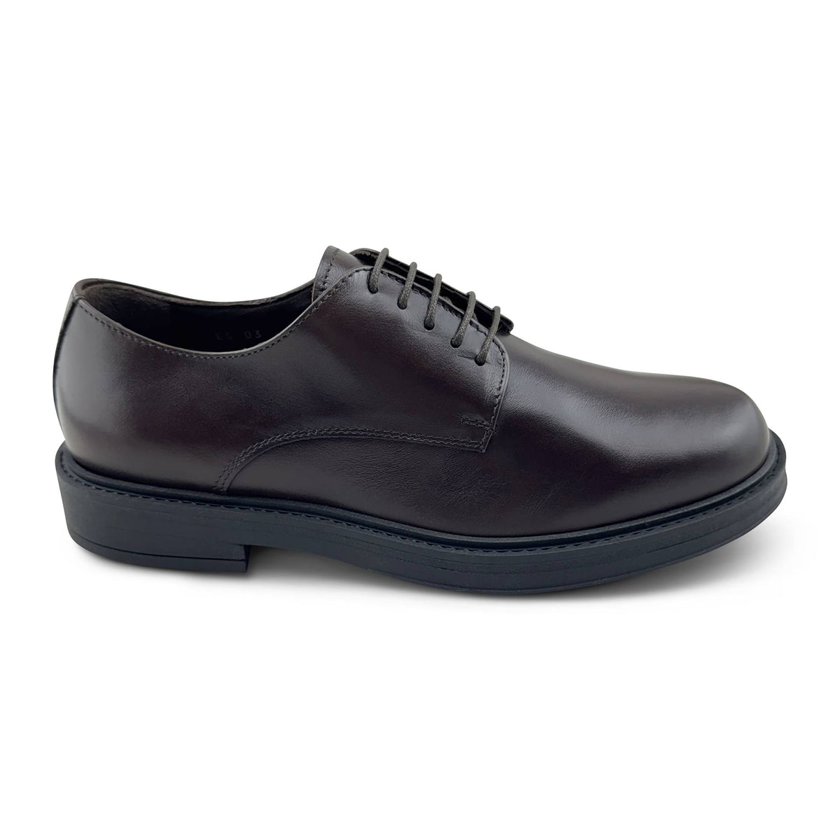Derby in pelle moro