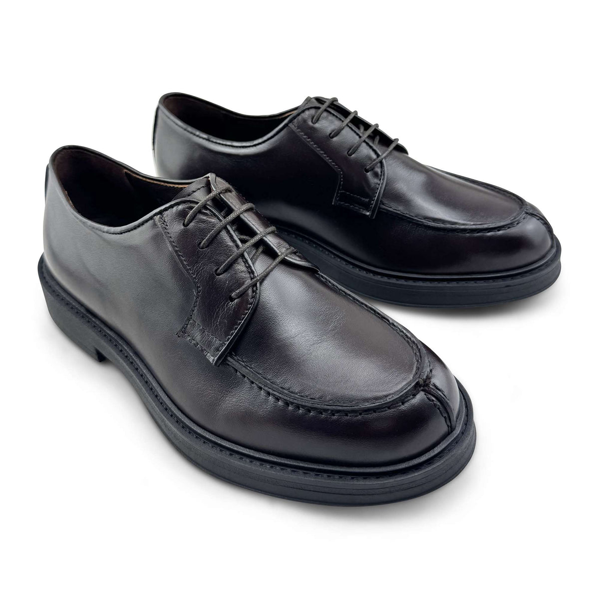 Derby in pelle moro