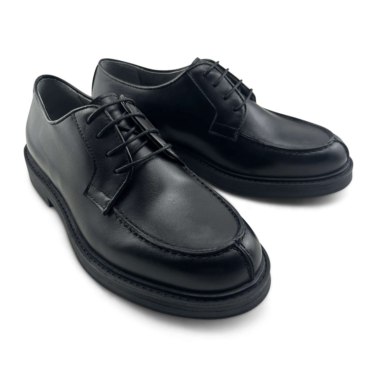 Derby in pelle nero