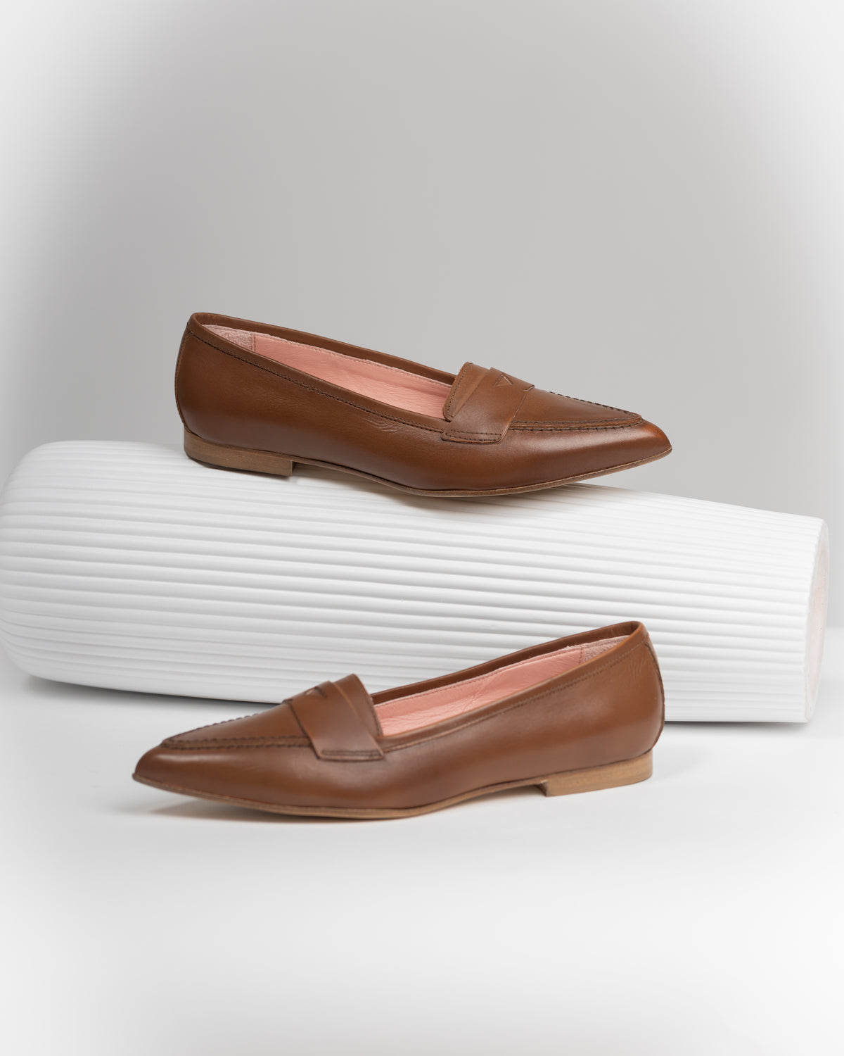 Mocassini bea in pelle cuoio