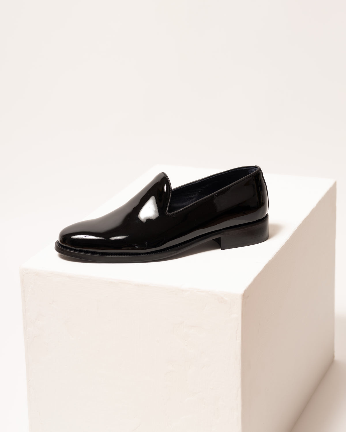 Slippers vernice nera