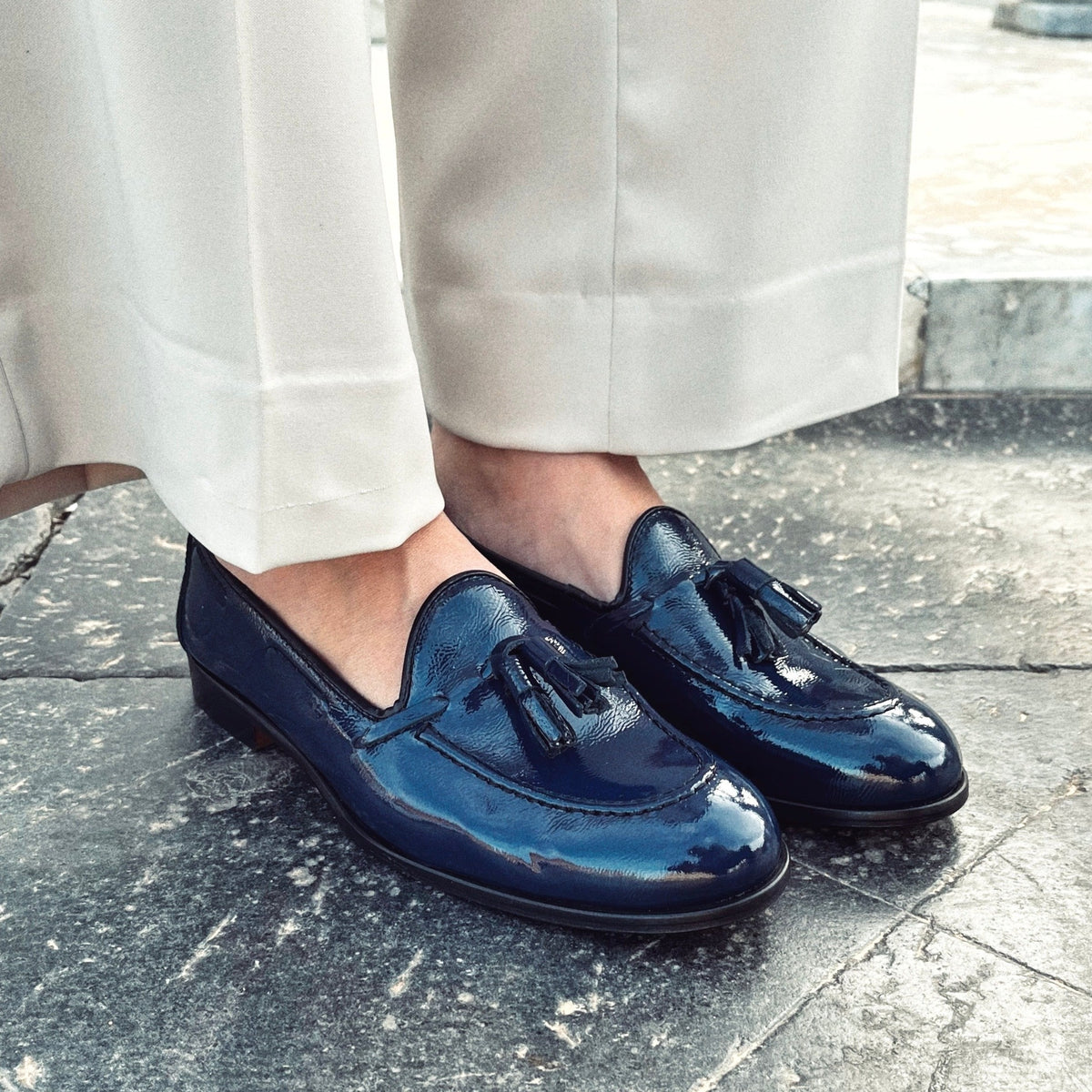 Mocassini naplak blu