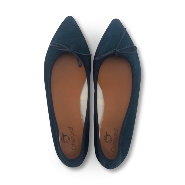 Ballerine in camoscio