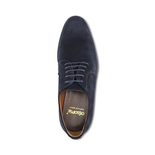 Scarpe derby in camoscio blu